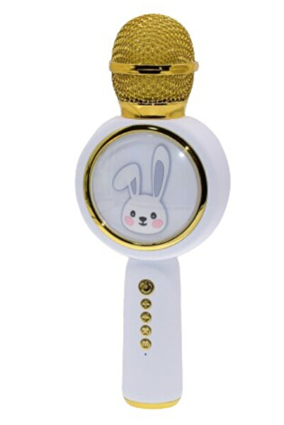 MANDU Microfon Karaoke cu Bluetooth pentru copii X6 model IEPURAS