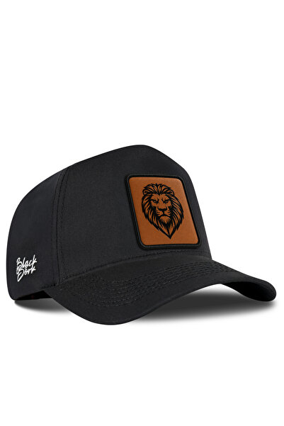 BlackBörk V1 Lion - 13Cs Logo Black Baseball Cap