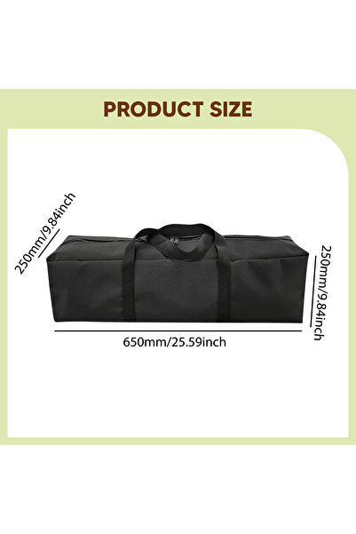 Choice1 60x25x25cm Oxford Cloth Camping Equipment Storage Bag Large Capacity ...