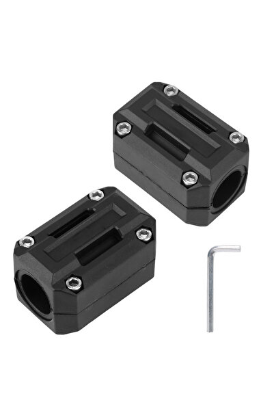Choice black Engine Bumper Guard Blocks Fit 22/25/28mm for Honda Decorative B...