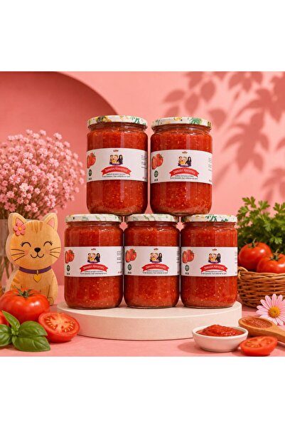 ÜRETEN ANNELER 5’li Domates Konservesi (PESTİSİT ANALİZLİ )