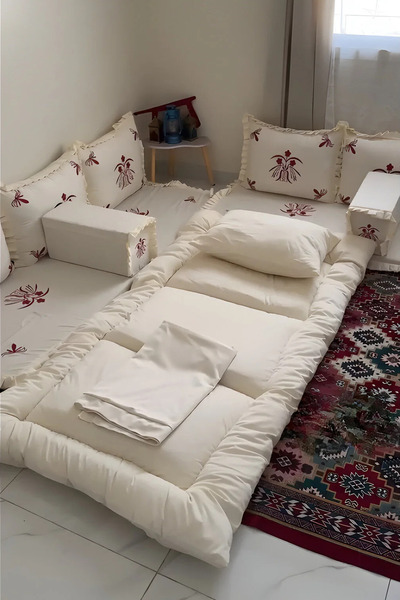 Ghaiboba بكج الضيوف والرحلات 3 في 1 (طراحة - غطاء - مخدة) - سكري