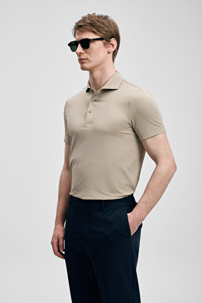 Lufian Spencer Hi-Tech Seamless Polo T-Shirt Earth