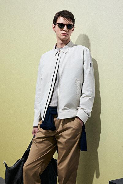 Lufian Drake Men's Coat Stone