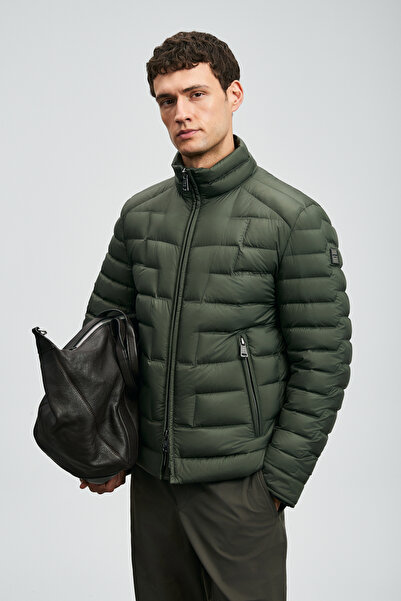 Lufian Lukas Kaz Feather Men's Coat Green