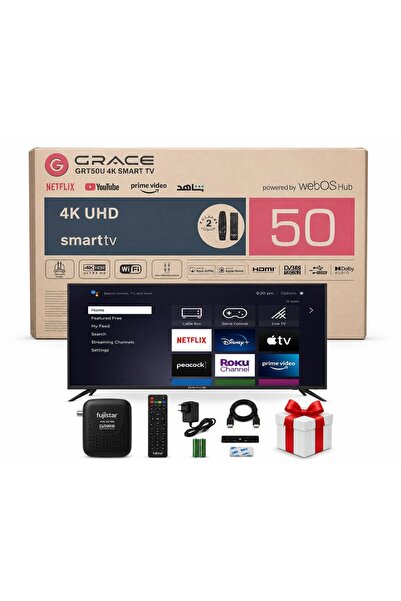 Gree Grace - 50" Screen - Webos 4K Smart - Grt50U4K+ - Vogeeca Receiver