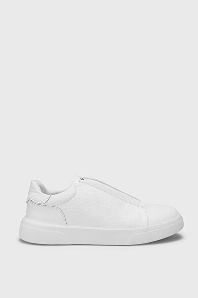 Lufian Dante Erkek Deri Sneaker Ayakkabı Beyaz