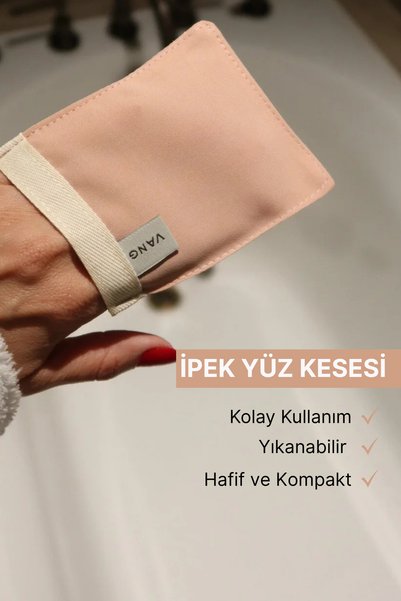 VANG Facial Scrub Silk Fabric Exfoliating Gloves for Sensitive Skin