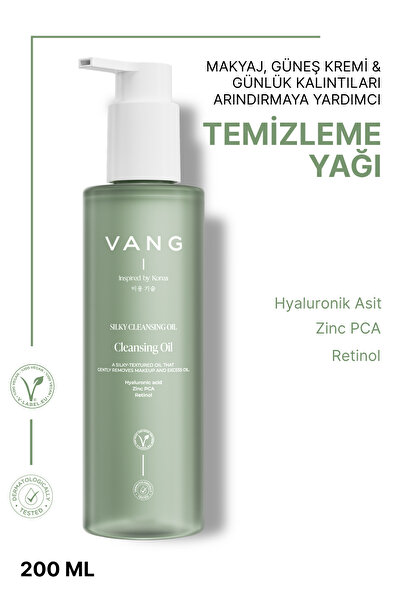 VANG Yağ Bazlı Makyaj Temizleme Yağı, Siyah Nokta & Gözenek Arındırıcı, Çift ...