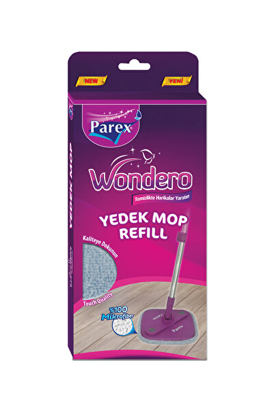 Parex Wondero +2 Yedek Moplu Bezli Temiz Su Ile Kirli Su Ile Ayıran Otomatik Temizlik Seti