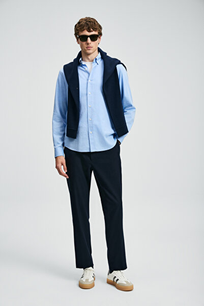 Lufian Sterno Smart Erkek Chino Pantolon Slim Fit Lacivert