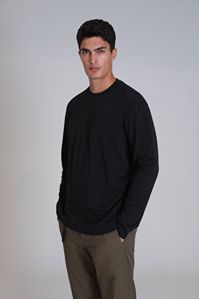 Lufian Patrice Men's Long Sleeve T-Shirt Black