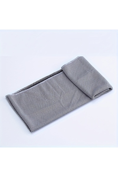 Choice1 Grey Summer Cooling Ice Silk Towel,Breathable and Soft,Suitable for A...