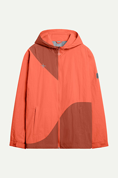 KAFT Red Unisex Windbreaker Jacket |   (Pakaru - Coral)