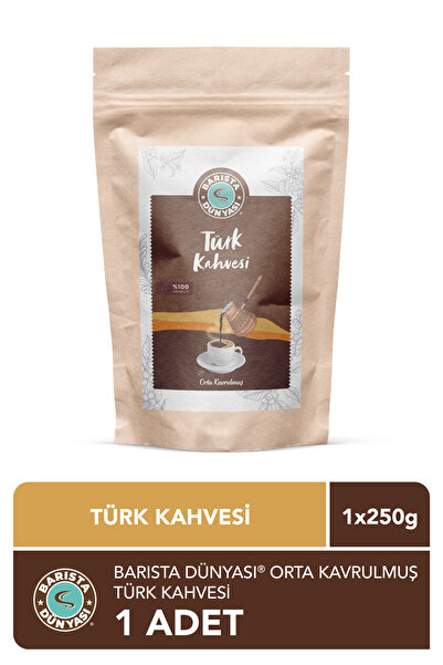 Barista Dünyası Orta Kavrulmuş Türk Kahvesi 250 g