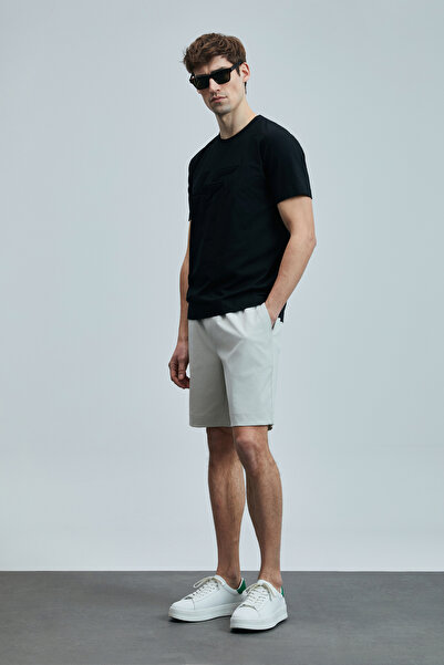 Lufian Onix Modern Graphic T-Shirt Black