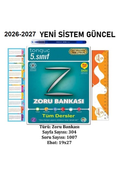 Tonguç Yayınları 5. Sınıf Zoru Bankası Tüm Dersler Ve Kazanım Ölçme Ve Değerl...