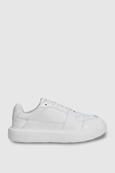 Lufian Mateas Men's Leather Sneaker Shoes White