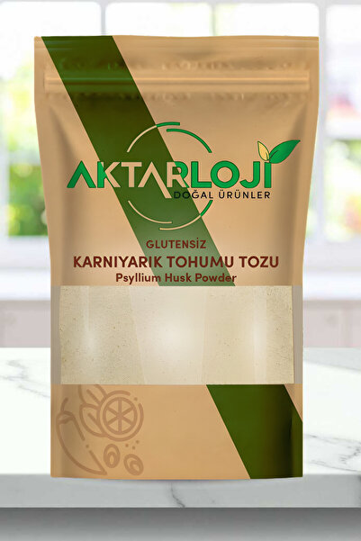 aktarloji 150 Gr Glutensiz Karnıyarık Otu Tohumu Tozu / Unu - Psyllium Husk P...