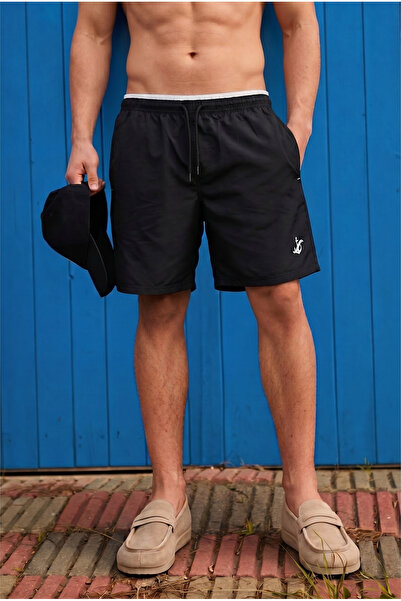 DAMGA JEANS Ανδρικό σορτς κολύμβησης Comfort Fit, ελαφρύ, γρήγορου στεγνώματο...