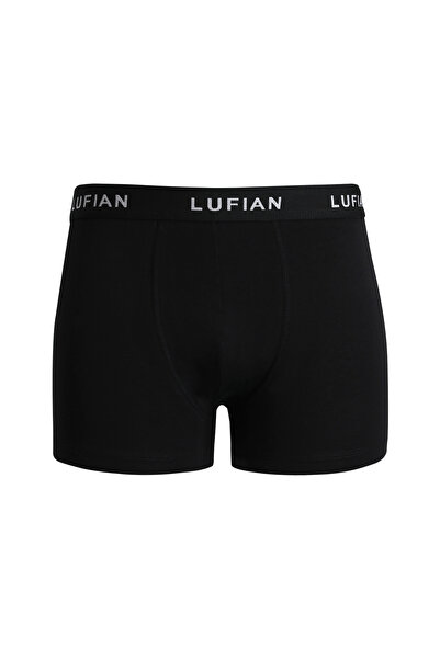 Lufian Boxeri din bumbac Dany pentru bărbați, negri