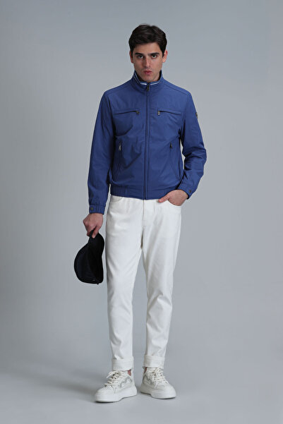 Lufian Stephan Men's Coat Cobalt Blue