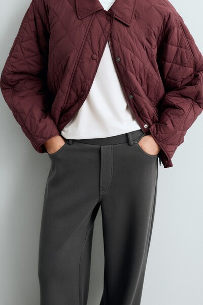 Oysho 5-pocket wide-leg trousers