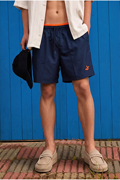 DAMGA JEANS Ανδρικό σορτς κολύμβησης Comfort Fit, ελαφρύ, γρήγορου στεγνώματο...