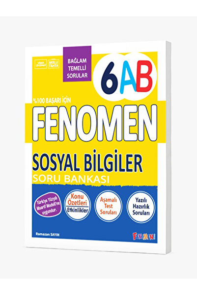 fenomen okul Fenomen 6. Sınıf Sosyal Bilgiler AB Soru Bankası