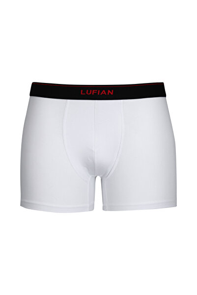 Lufian Glorıa Erkek Pamuklu Boxer Beyaz
