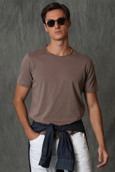 Lufian Ανδρικό μπλουζάκι Junya Basic Earth