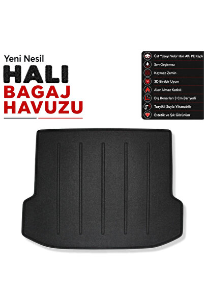 öz-iş Chery Tiggo 7 Pro Halı Bagaj Havuzu (2023-2025 Arası)