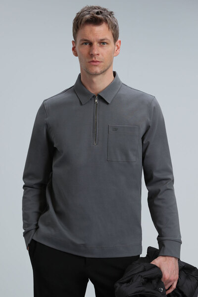 Lufian Danı Erkek Sweatshirt Nefti Yeşil