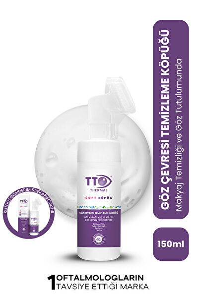 TTO Soft Aplikatörlü Göz Çevresi Temizleme Köpüğü - Nazik Hijyen 150 ml