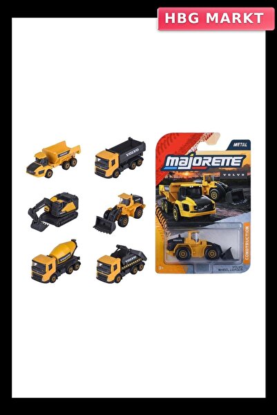 Genel Markalar 8503100000 Majorette Volvo İnşaat Araçları 1:64 Premium Metal ...