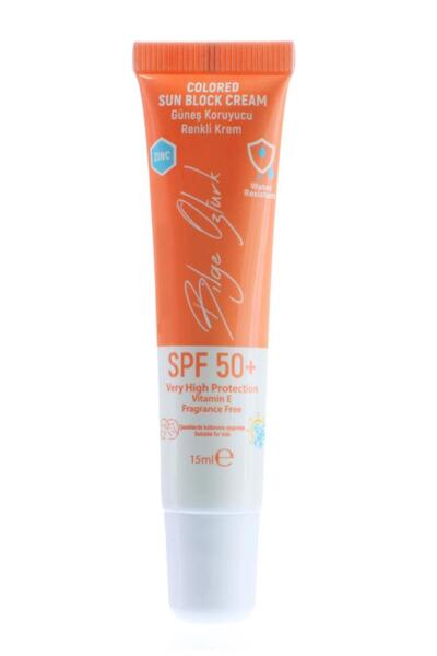 Bilge Öztürk Güneş Koruyucu Renkli Krem 50+ Spf Turuncu