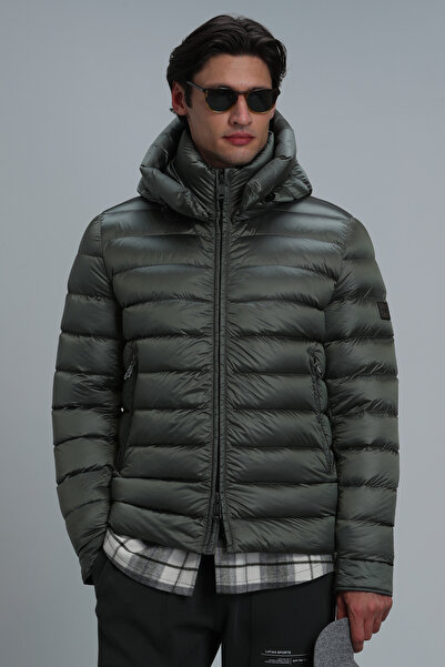 Lufian Chester Goose Feather Men's Coat Green