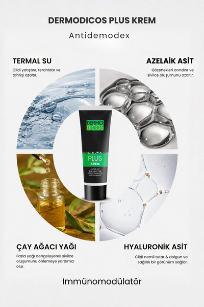 TTO Dermodicos Plus %20 Azelaik Asit Gece Kremi - Akne ve Leke Karşıtı 30 ml