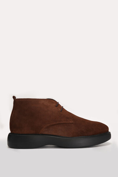 Lufian Oleoso Men's Leather Boots Brown
