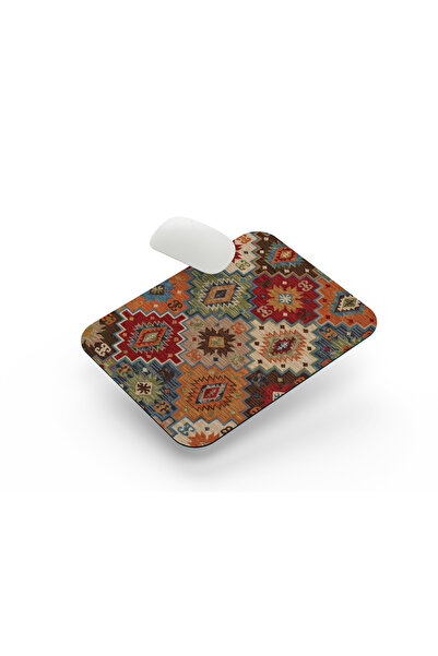 riyaz Halı Motif Desen 1 - Dikdörtgen Mouse Pad, 17,5 cm x 19,50 cm