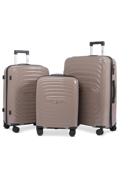 Kairos 3-Piece Luggage Set - 20"/24"/28" with Anti-Theft Zipper | Polypropyle...