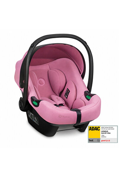 Lionelo Scoica auto, Lionelo, i-Size Astrid, 0-13 Kg, 40-87 cm, Roz