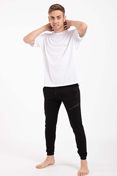 Pemilo Men's 2749 Slim Fit Sweatpants with Pockets and Cuffs