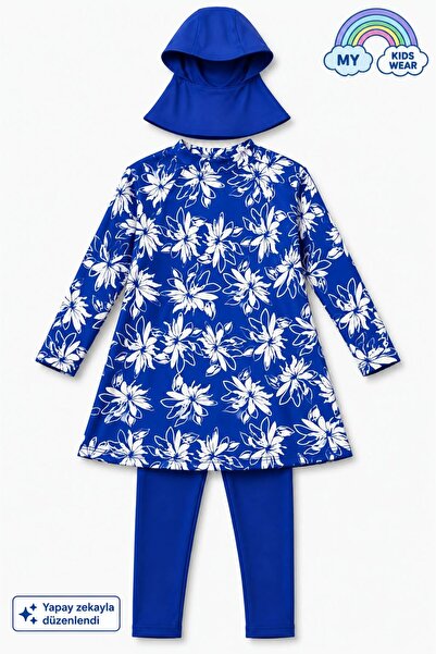 My Kids Wear Girl's Hijab Swimsuit Set 7-16 Years 11458