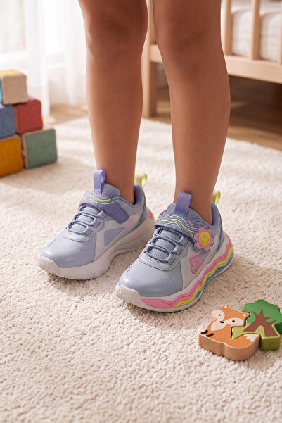 Skoobi Daisy Kız Çocuk Spor Ayakkabı - Memory Foam Taban