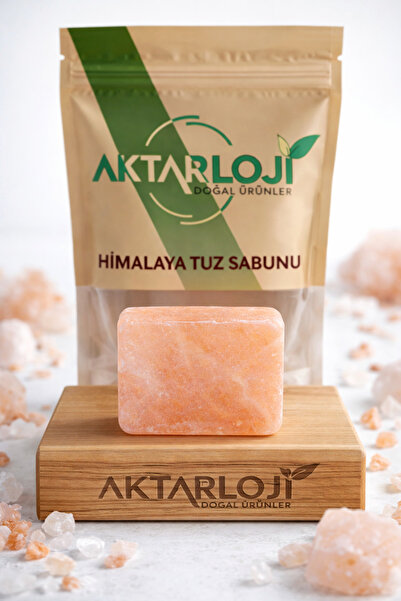 aktarloji Pembe Himalaya Tuzu Sabunu / Büyük Boy 200-350 Gr / Doğal Kaya Tuzu...
