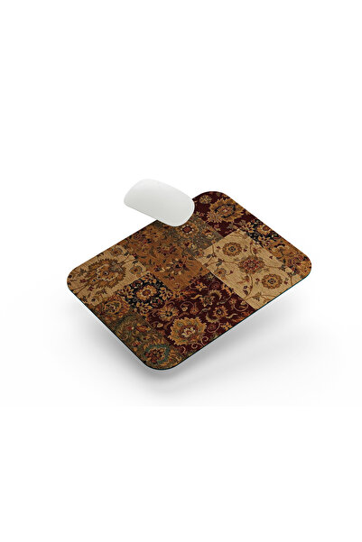 riyaz Halı Motif Desen 6 - Dikdörtgen Mouse Pad, 17,5 cm x 19,50 cm