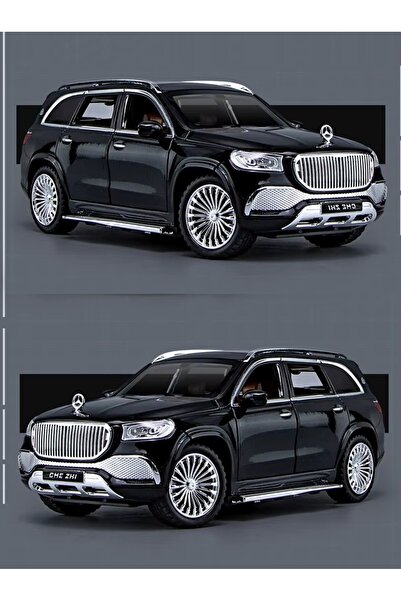 OYUNCAKSAHİLİ GLS 600 Maybach Dıecast Metal Mercedes Bnz 1.24 Koleksiyon Siya...