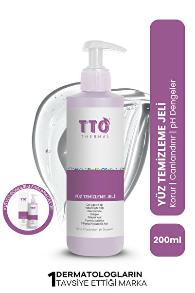 TTO Yüz Temizleme Jeli - Akne ve Kızarıklığa Eğilimli Ciltler İçin 200 ml