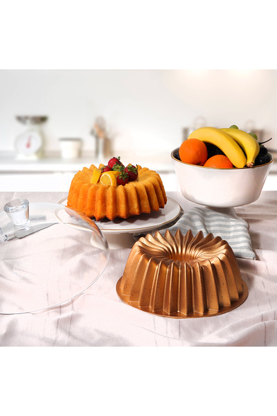 Serenk Fun Cooking Star Gugelhupfform – 26 cm,Backform für Kuchen & Desserts